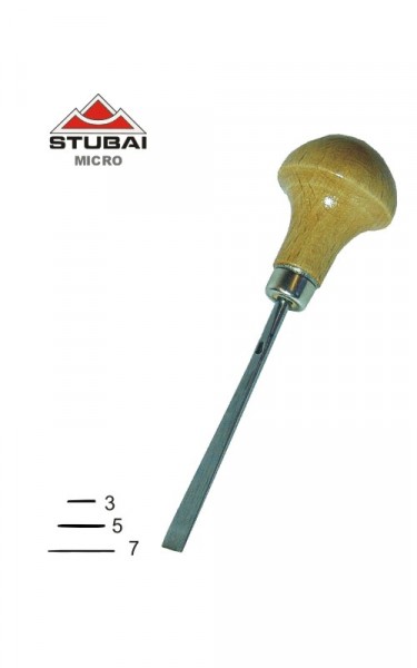 Stubai Micro Schnitzeisen Stich 1 - gerade Form