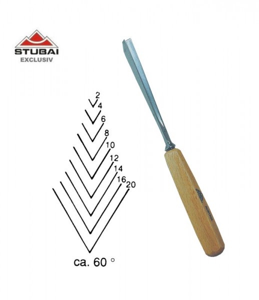 Stubai "Exclusive" - sweep 41 - straigt v-tool 60°