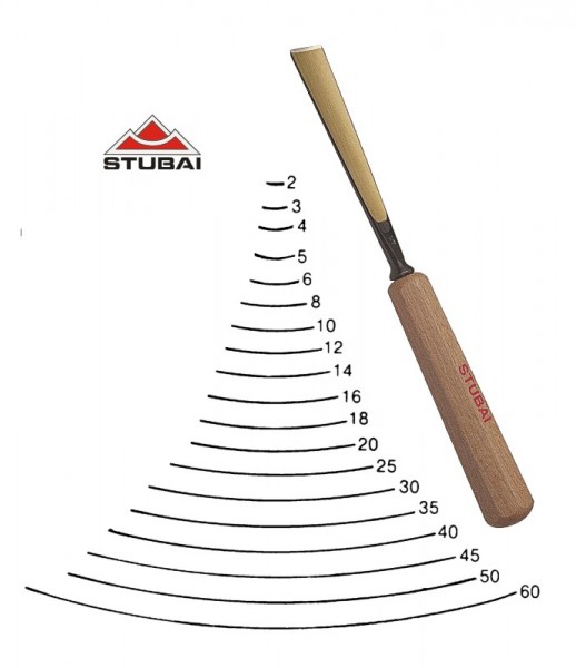 Stubai Standard - sweep 5 - straight tool - sharpened