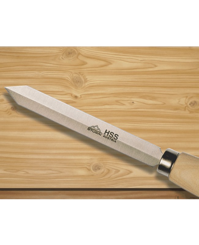 PartingTool diamond form Stubai HSS with Handle Turning Chisels