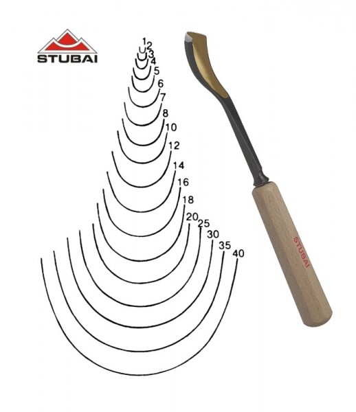 Stubai Standard - sweep 11 - short bent tool