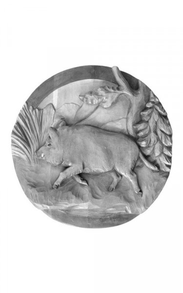 Relief Wild Boar