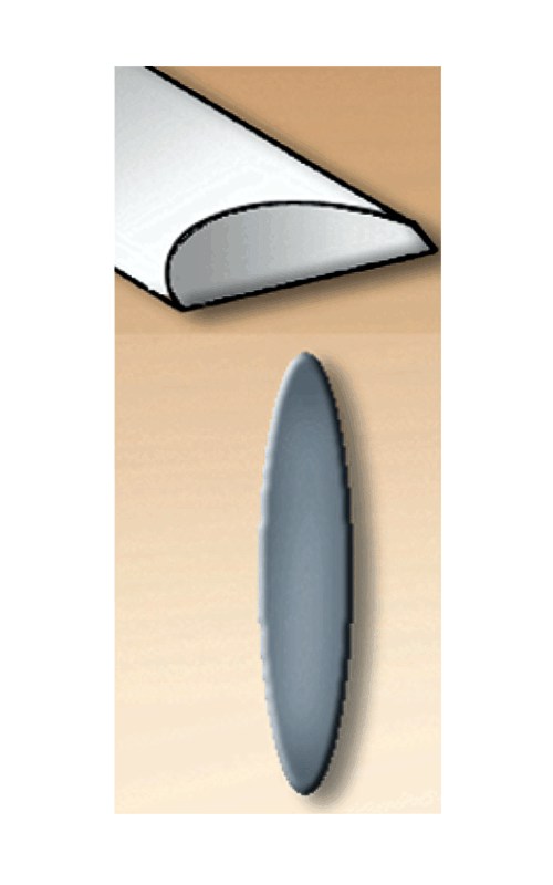 Oval SkewChisels without Handles Stubai HSS without Handle