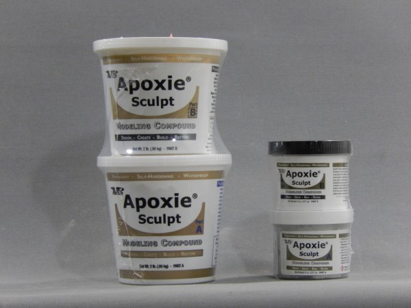 Apoxie Sculpt, white, Krampus supplies, Krampus masks