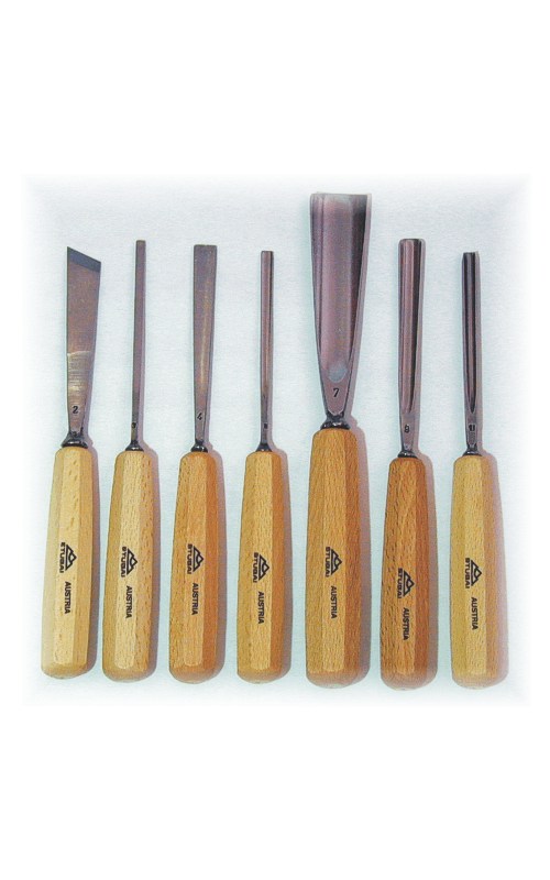 Stubai Exclusiv Figural-Set 3 - 7-tlg. | Stubai Carving tool sets ...