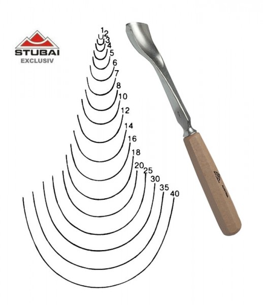 Stubai "Exclusive" - sweep 11 - short bent tool