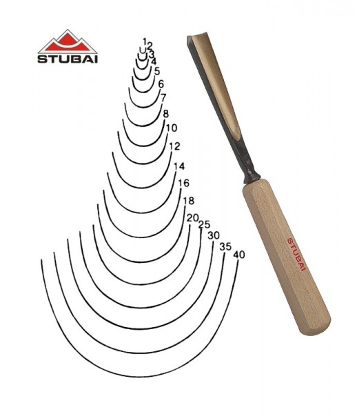 Stubai Standard - sweep 11 - straight tool - sharpened