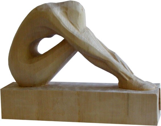 Sculpture &quot;Exhaustion&quot;