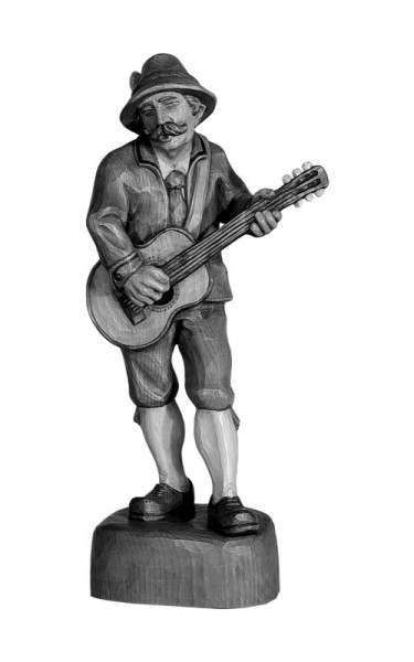Guitar-player standing