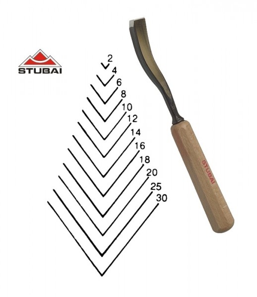 Stubai Standard - sweep 39 - long bent v-tool 75°