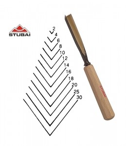 Stubai Standard - sweep 39 - straight v-tool 75° - sharpened