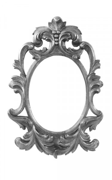 Frame for mirror - baroque style - oval form
