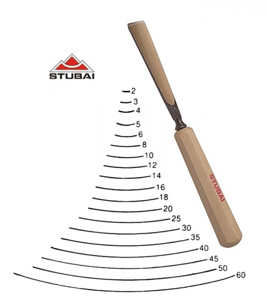 Stubai Standard - sweep 4 - straight tool - sharpened