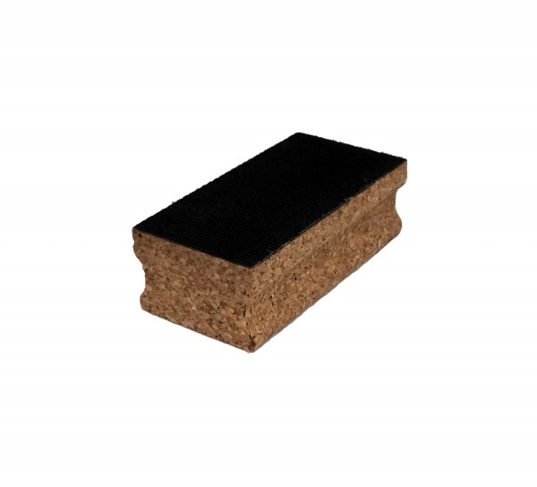 Cork sanding block with Velcro