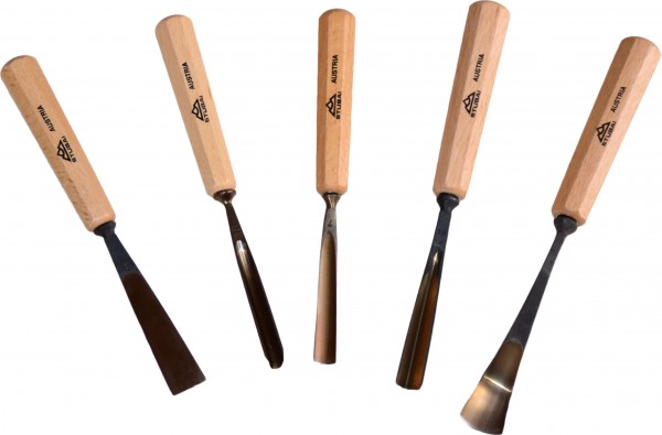 Woodcarving set for krampusmask roughouts