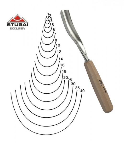 Stubai "Exclusive" - sweep 11 - long bent tool