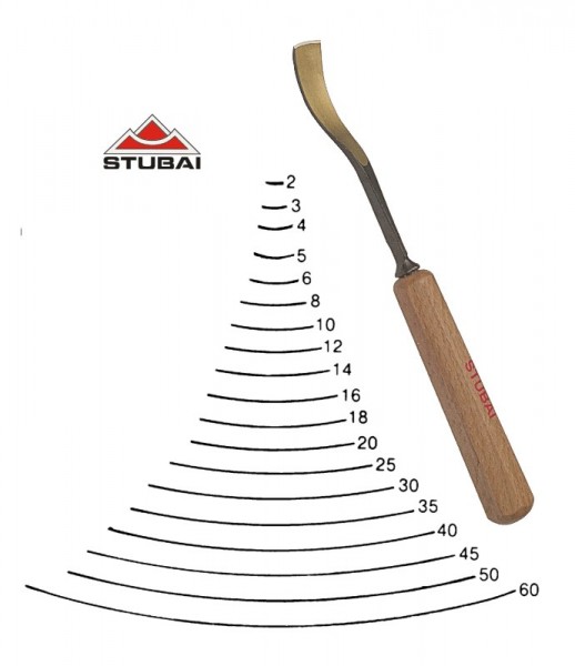 Stubai Standard - sweep 5 - short bent tool - right