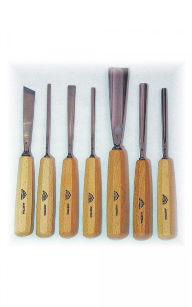 Stubai "Exclusive" set for figural carving 3 - 7 pcs.