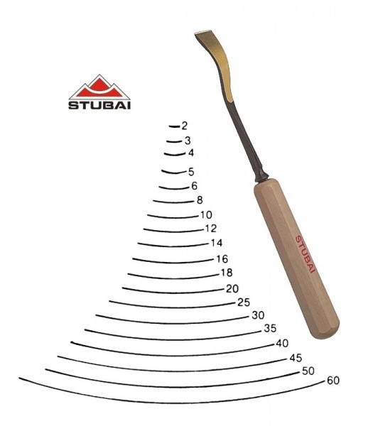 Stubai Standard - sweep 4 - back bent tool - sharpened