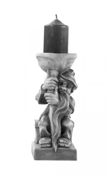 Candlestick, shaped as weird old man