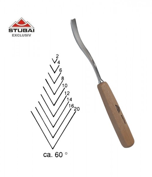 Stubai "Exclusive" - sweep 41 - long bent v-tool 60°