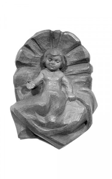 Infant Jesus with spreaded arms